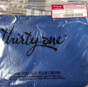 New, Thirty -One Rubie Mini Pouch, SET OF 3